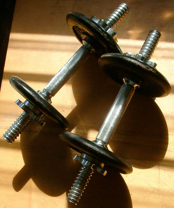 Haltères ajustables
